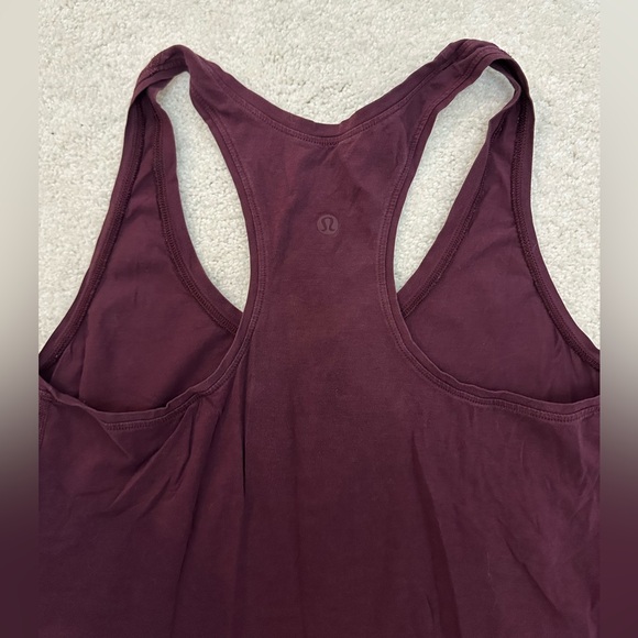 Lululemon Maroon tank size 4 - Picture 3 of 3